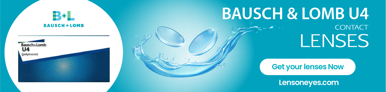 Bausch & LombBausch & Lomb U4 Yearly Contact Lenses (1 Lenses Pack) Bausch and Lomb Bausch and Lomb U4 Yearly Contact Lenses 1 Pack Product Image