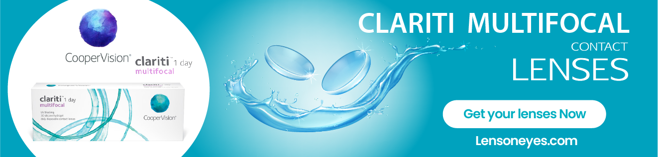 Cooper Vision Clariti Multifocal Contact Lenses (30 Lenses Pack) Cooper Vision Clariti Multifocal Daily Disposable Contact Lenses 30 Pack Product Image