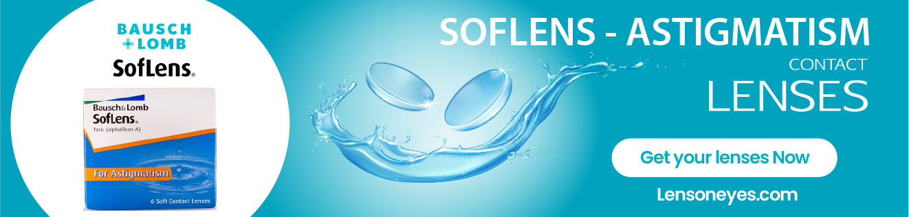 Bausch & Lomb SofLens For Astigmatism Contact Lenses (1 Lenses Pack) Bausch and Lomb SofLens For Astigmatism Monthly Disposable Contact Lenses 1 Pack Product Image