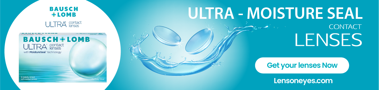 ULTRA spherical contact lenses with MoistureSeal -6 lens pack Bausch and Lomb Ultra With Moisture Seal Technology Monthly Contact Lenses 6 Pack Product Image