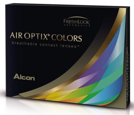 Alcon - Ciba VisionAir Optix Colors Colored Contact Lenses (2 Lenses Pack) Alcon Ciba Vision Air Optix Colors Monthly Disposable Colored Contact Lenses 2 Pack Product Image