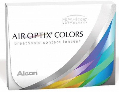 Alcon - Ciba VisionAir Optix Colors Colored Contact Lenses (2 Lenses Pack) Alcon Ciba Vision Air Optix Colors Monthly Disposable Colored Contact Lenses 2 Pack Product Image