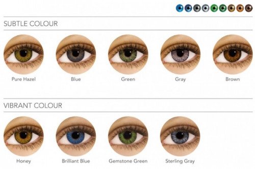Alcon - Ciba VisionAir Optix Colors Colored Contact Lenses (2 Lenses Pack) Alcon Ciba Vision Air Optix Colors Monthly Disposable Colored Contact Lenses 2 Pack Product Image