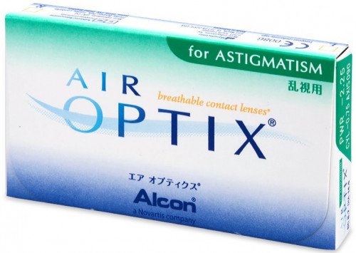 Alcon - Ciba VisionAir Optix For Astigmatism Contact Lenses (3 Lenses Pack) Alcon Ciba Vision Air Optix For Astigmatism Monthly Disposable Contact Lenses 3 Pack Product Image