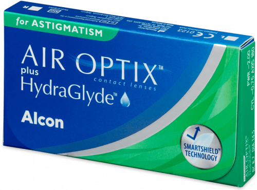Alcon - Ciba VisionAir Optix Plus Hydraglyde For Astigmatism Contact Lenses (3 Lenses Pack) Alcon Air Optix Plus Hydraglyde For Astigmatism Monthly Contact Lenses 3 Pack Product Image