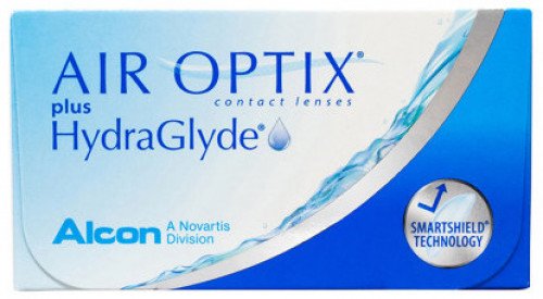 Alcon - Ciba Vision Air Optix Plus Hydraglyde Contact Lenses (6 Lenses Pack) Alcon Ciba Vision Air Optix Plus Hydraglyde Monthly Disposable Contact Lenses 6 Pack Product Image