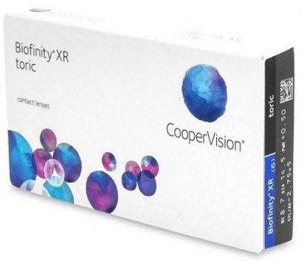 Cooper VisionBiofinity Torics Xr Contact Lenses (3 Lenses Pack) Cooper Vision Biofinity Torics Xr Monthly Disposable Contact Lenses 3 Pack Product Image