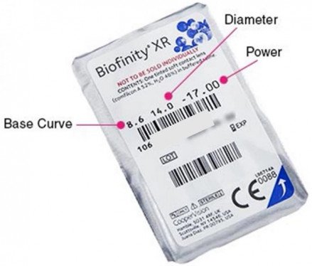 Cooper VisionBiofinity Xr Contact Lenses (6 Lenses Pack) Cooper Vision Biofinity Xr Monthly Disposable Contact Lenses 6 Pack Product Image