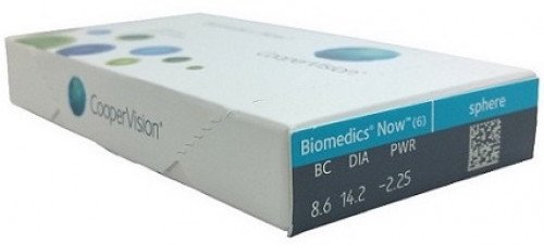 Cooper VisionBiomedics Now Contact Lenses (6 Lenses Pack) Cooper Vision Biomedics Now Monthly Disposable Contact Lenses 6 Pack Product Image