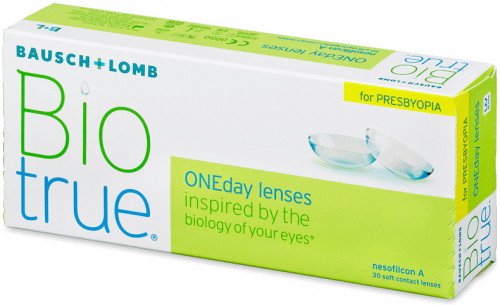 Bausch & Lomb Biotrue ONEday For Presbyopia Contact Lenses (30 Lenses Pack) Bausch and Lomb Biotrue ONEday For Presbyopia Daily Disposable Contact Lenses 30 Pack Product Image