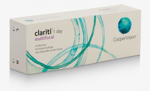 Cooper VisionClariti Multifocal Contact Lenses (30 Lenses Pack) Cooper Vision Clariti Multifocal Daily Disposable Contact Lenses 30 Pack Product Image
