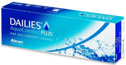 Alcon Ciba Vision Dialies AquaComfort Plus Daily Disposable Contact Lenses 30 Pack Product Image