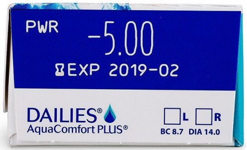 Alcon - Ciba VisionDialies AquaComfort Plus Contact Lenses (30 Lenses Pack) Alcon Ciba Vision Dialies AquaComfort Plus Daily Disposable Contact Lenses 30 Pack Product Image