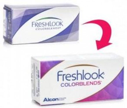 Alcon - Ciba VisionFreshlook Colorblends Colored Contact Lenses (2 Lenses Pack) Alcon Ciba Vision Freshlook Colorblends Monthly Colored Contact Lenses 2 Pack Product Image