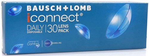 Bausch & Lomb Iconnect Contact Lenses (30 Lenses Pack) Bausch and Lomb Iconnect Daily Disposable Contact Lenses 30 Pack Product Image