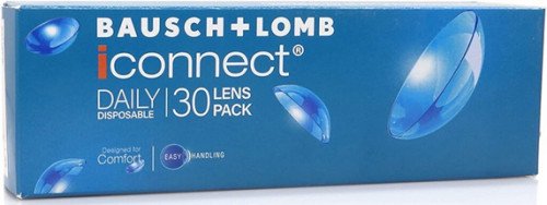 Bausch & Lomb Iconnect Contact Lenses (30 Lenses Pack) Bausch and Lomb Iconnect Daily Disposable Contact Lenses 30 Pack Product Image