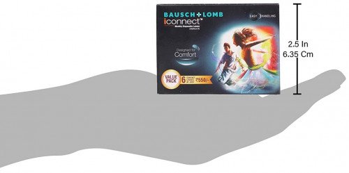 Bausch & Lomb iconnect Contact Lenses (6 Lenses Pack) Bausch and Lomb iconnect Monthly Disposable Contact Lenses 6 Pack Product Image