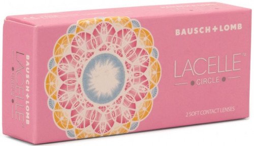 Bausch & Lomb Lacelle Circle Colored Contact Lenses (1 Lenses Pack) Bausch and Lomb Lacelle Circle Monthly Disposable Colored Contact Lenses 1 Pack Product Image