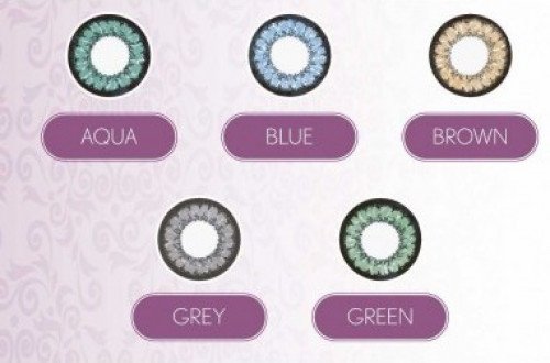 Bausch & Lomb Lacelle Circle Colored Contact Lenses (1 Lenses Pack) Bausch and Lomb Lacelle Circle Monthly Disposable Colored Contact Lenses 1 Pack Product Image