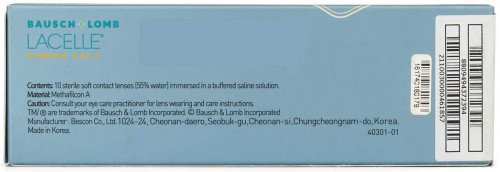 Bausch & Lomb Lacelle Colored Contact Lenses (10 Lenses Pack) Bausch and Lomb Lacelle ONEday Daily Disposable Colored Contact Lenses 10 Pack Product Image