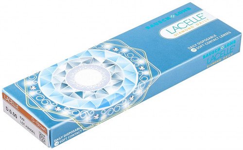 Bausch & Lomb Lacelle Colored Contact Lenses (10 Lenses Pack) Bausch and Lomb Lacelle ONEday Daily Disposable Colored Contact Lenses 10 Pack Product Image