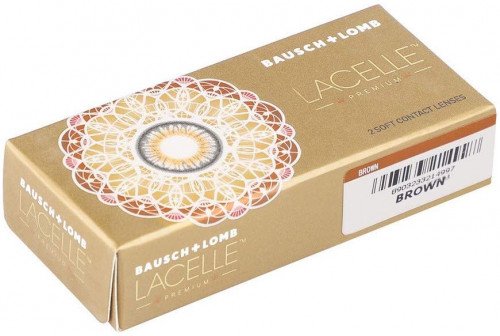 Bausch & Lomb Lacelle Premium Colored Contact Lenses (2 Lenses Pack) Bausch and Lomb Lacelle Premium Monthly Disposable Colored Contact Lenses 2 Pack Product Image