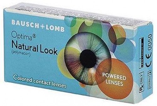 Bausch & Lomb Optima Natural Look Quarterly Disposable Colored Contact Lenses (1 Lenses Pack) Bausch and Lomb Optima Natural Look Quarterly Colored Contact Lenses 1 Pack Product Image