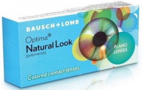 Bausch & Lomb Optima Natural Look Quarterly Disposable Colored Contact Lenses (2 Lenses Pack) Bausch and Lomb Optima Natural Look Quarterly Colored Contact Lenses 2 Pack Product Image