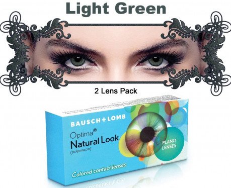 Bausch & Lomb Optima Natural Look Quarterly Disposable Colored Contact Lenses (2 Lenses Pack) Bausch and Lomb Optima Natural Look Quarterly Colored Contact Lenses 2 Pack Product Image