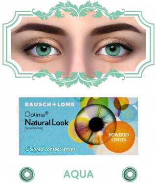 Bausch & Lomb Optima Natural Look Quarterly Disposable Colored Contact Lenses (2 Lenses Pack) Bausch and Lomb Optima Natural Look Quarterly Colored Contact Lenses 2 Pack Product Image
