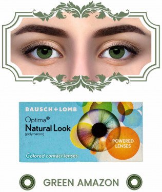 Bausch & Lomb Optima Natural Look Quarterly Disposable Colored Contact Lenses (2 Lenses Pack) Bausch and Lomb Optima Natural Look Quarterly Colored Contact Lenses 2 Pack Product Image