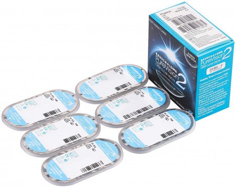 Bausch & LombPureVision2 HD Contact Lenses (6 Lenses Pack) Bausch and Lomb PureVision2 HD Monthly Disposable Contact Lenses 6 Pack Product Image