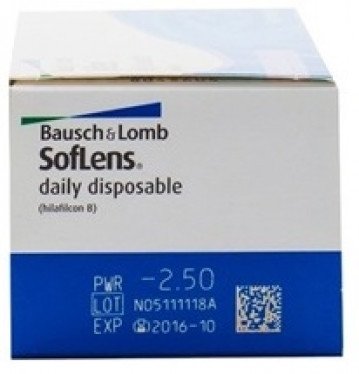 Bausch & Lomb SofLens Contact Lenses (30 Lenses Pack) Bausch and Lomb SofLens Daily Disposable Contact Lenses 30 Pack Product Image