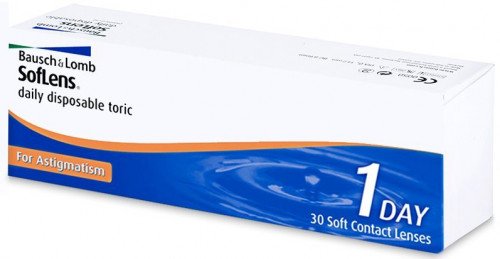 Bausch & Lomb SofLens For Astigmatism Contact Lenses (30 Lenses Pack) Bausch and Lomb SofLens For Astigmatism Daily Disposable Contact Lenses 30 Pack Product Image