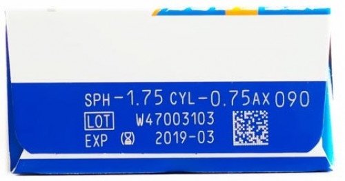 Bausch & Lomb SofLens For Astigmatism Contact Lenses (30 Lenses Pack) Bausch and Lomb SofLens For Astigmatism Daily Disposable Contact Lenses 30 Pack Product Image